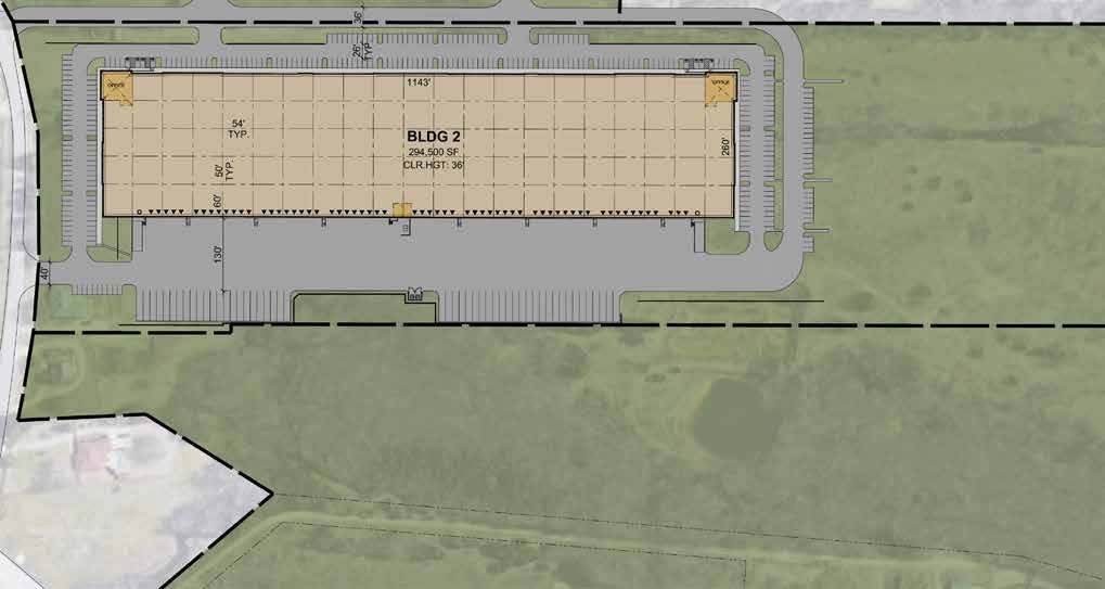 Building 2 site plan — 200 Long Creek Rd, Mesquite, TX