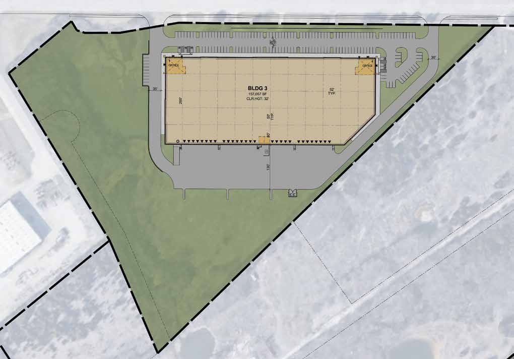 Building 3 site plan — 450 Hwy 352, Mesquite, TX
